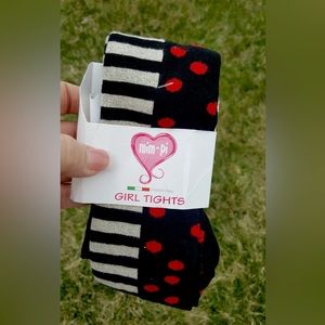 Euro Mim-Pi Girls NWT Tights US sz 8 Euro sz 128